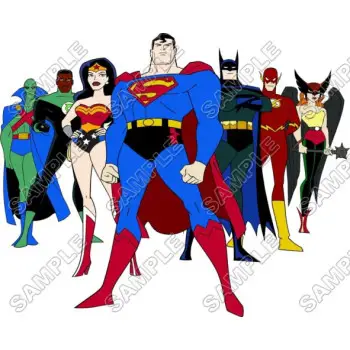 Justice League Super Heroes T  Shirt Iron on Transfer - Ready to Press #1