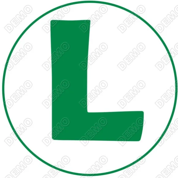 L Symbol Luigi DTF Iron on Transfer - Ready to Press L Symbol Luigi DTF Iron on Transfer - Ready to Press