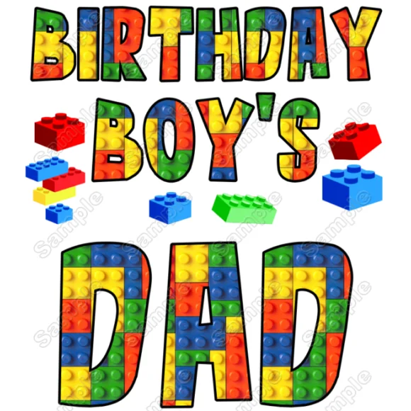 Lego Building Blocks Personalized Custom Text DTF Iron on Transfer Lego Building Blocks Personalized Custom Text DTF Iron on Transfer
