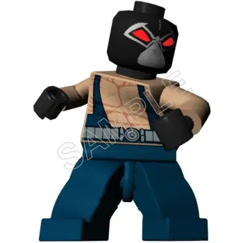 Lego Game  Bane   Batman DTF Iron on Transfer  - Ready to Press  #6
