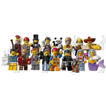 Lego Movie Characters DTF Iron on Transfer  - Ready to Press  #5