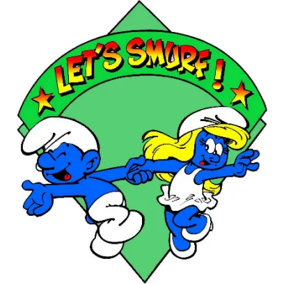 Lets Smurf DTF Iron on Transfer - Ready to Press #22 Lets Smurf DTF Iron on Transfer - Ready to Press #22
