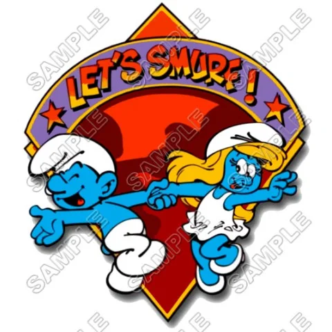 Lets Smurf DTF Iron on Transfer - Ready to Press #23 Lets Smurf DTF Iron on Transfer - Ready to Press #23