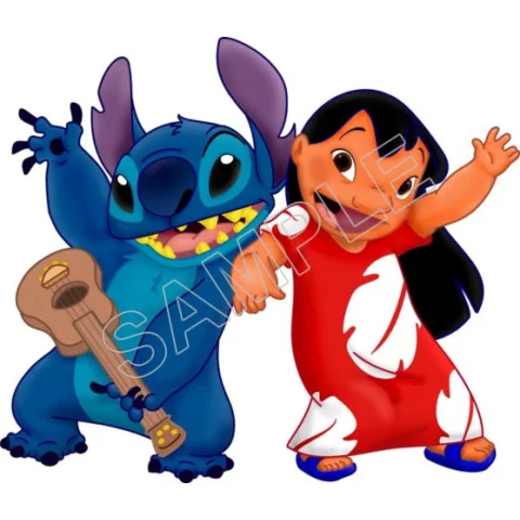Lilo & Stitch DTF Iron on Transfer - Ready to Press #10 Lilo & Stitch DTF Iron on Transfer - Ready to Press #10