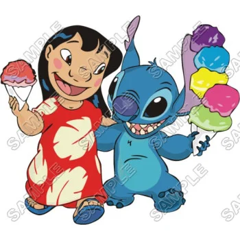 Lilo & Stitch  DTF Iron on Transfer - Ready to Press #11