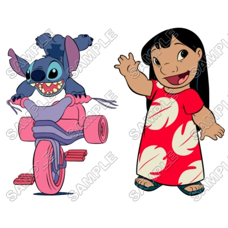Lilo & Stitch DTF Iron on Transfer - Ready to Press #16 Lilo & Stitch DTF Iron on Transfer - Ready to Press #16
