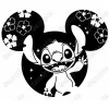 Lilo & Stitch Disney Heat Iron on Transfer Vinyl HTV Lilo & Stitch Disney Heat Iron on Transfer Vinyl HTV