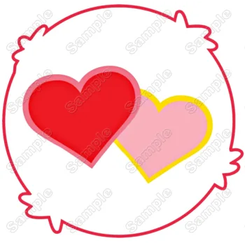 Love-a-Lot Care Bear  Symbol  DTF Iron on  Transfer - Ready to Press