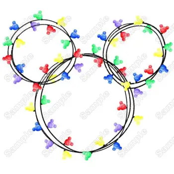 Magic Kingdom Christmas Mickey DTF Heat  Iron on Transfer - Ready to Press