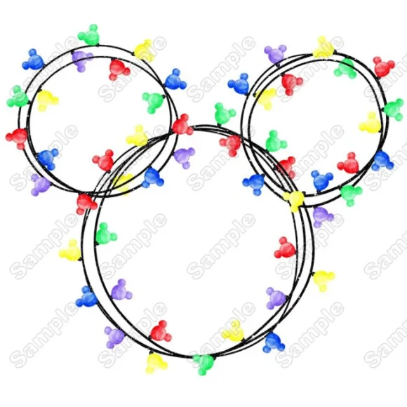 Magic Kingdom Christmas Mickey DTF Heat Iron on Transfer - Ready to Press Magic Kingdom Christmas Mickey DTF Heat Iron on Transfer - Ready to Press