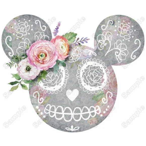 Magic Kingdom Halloween Mickey Head DTF Heat Iron on Transfer #2 Magic Kingdom Halloween Mickey Head DTF Heat Iron on Transfer #2