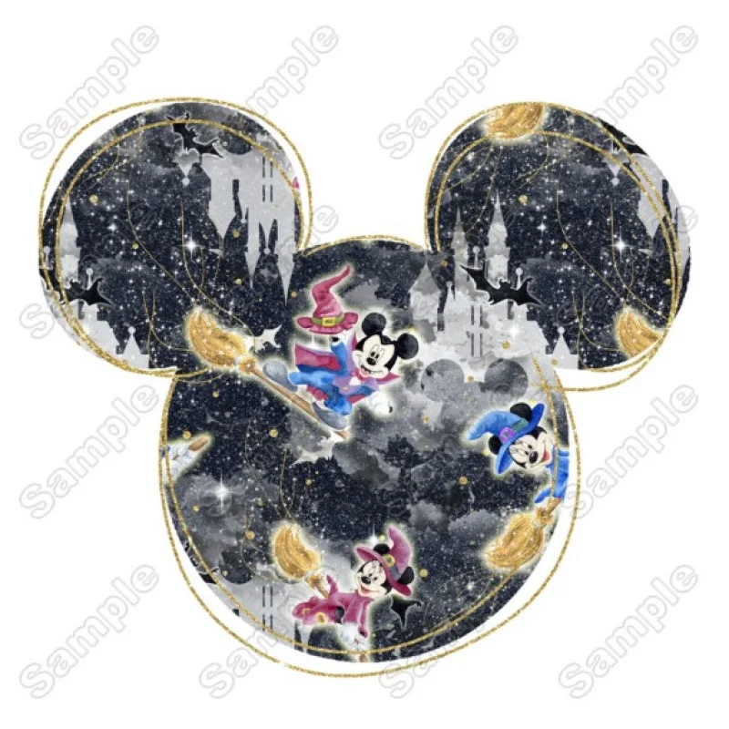 Magic Kingdom Halloween Mickey Heat Iron on Transfer - Ready to Press #2 Magic Kingdom Halloween Mickey Heat Iron on Transfer - Ready to Press #2