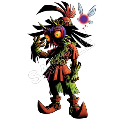 Majoras mask, Skull Kid, Zelda,DTF Iron on Transfer - Ready to Press #13 Majoras mask, Skull Kid, Zelda,DTF Iron on Transfer - Ready to Press #13