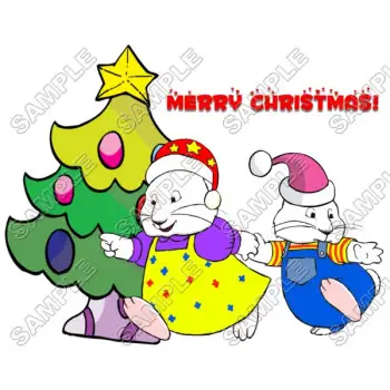 Max & Ruby  Christmas DTF Iron on Transfer - Ready to Press #71
