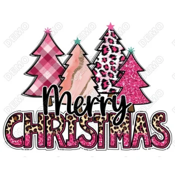  Merry Christmas  DTF Iron on Transfer - Ready to Press 