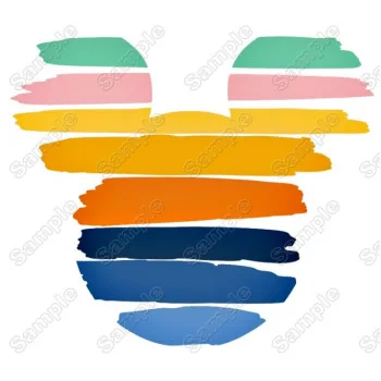 Mickey  Head Disney DTF Heat  Iron on Transfer - Ready to Press 