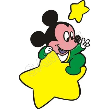 Mickey Mouse Baby DTF Iron on Transfer - Ready to Press #4