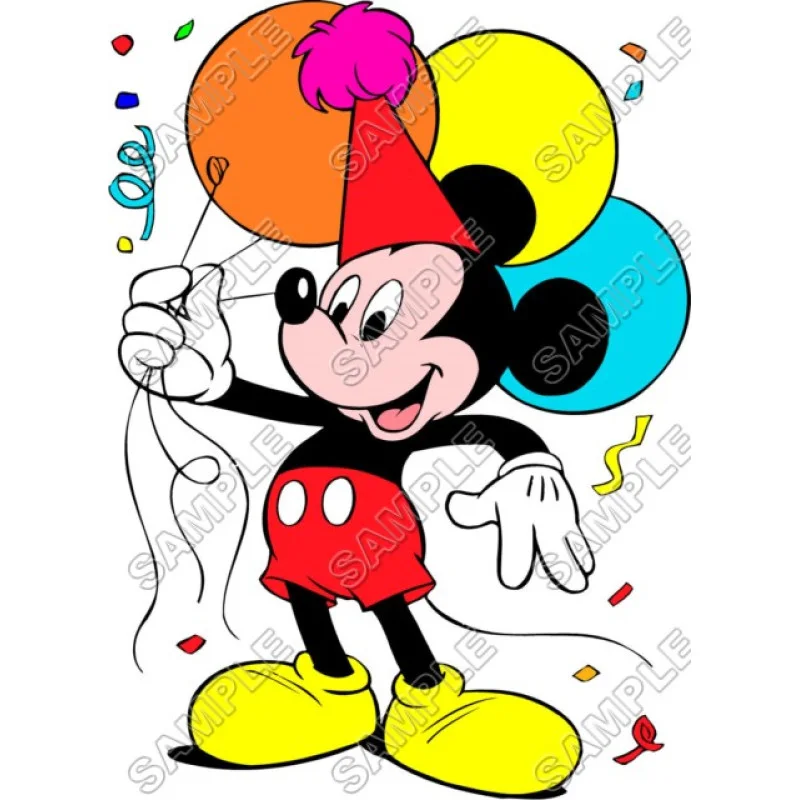 Mickey Mouse Birthday DTF Iron on Transfer - Ready to Press #10 Mickey Mouse Birthday DTF Iron on Transfer - Ready to Press #10