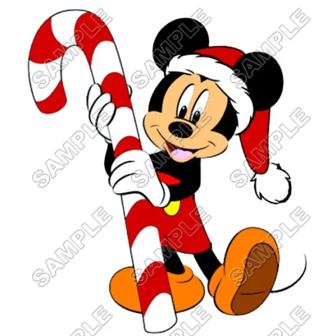 Mickey Mouse Christmas Santa DTF Iron on Transfer - Ready to Press #25 Mickey Mouse Christmas Santa DTF Iron on Transfer - Ready to Press #25