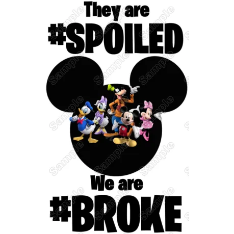 Mickey Mouse Disney Vacation #Broke DTF Iron on Transfer - Ready to Press Mickey Mouse Disney Vacation #Broke DTF Iron on Transfer - Ready to Press