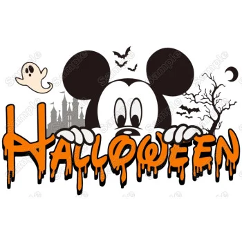 Mickey Mouse Halloween DTF Heat Iron on Transfer #08