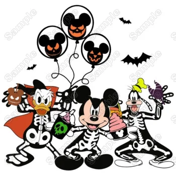 Mickey Mouse Halloween DTF Heat Iron on Transfer #09
