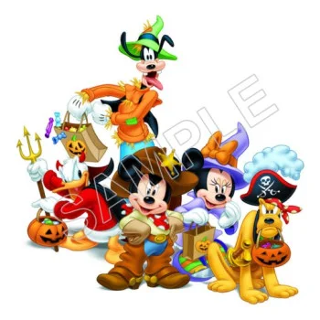 Mickey Mouse Halloween  DTF Iron on Transfer - Ready to Press #47