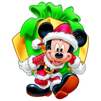Mickey Mouse Santa Christmas  DTF Iron on Transfer - Ready to Press #46