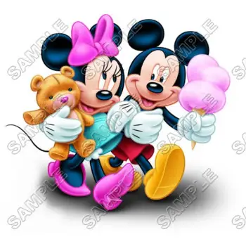 Mickey Mouse and Minnie Mouse DTF Iron on Transfer - Ready to Press #30