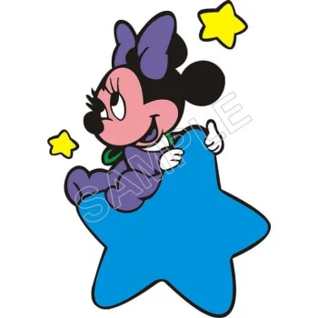 Minnie Mouse Baby DTF Iron on Transfer - Ready to Press #4