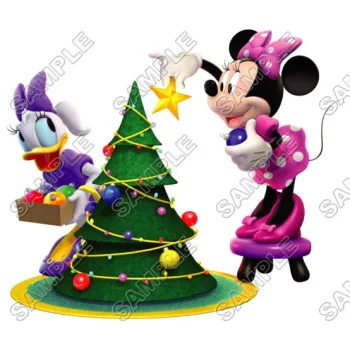 Minnie Mouse Christmas  DTF Iron on Transfer - Ready to Press #1
