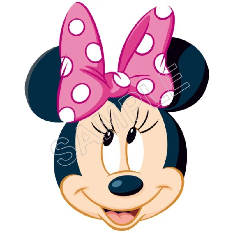 Minnie Mouse Pink Bow DTF Iron on Transfer - Ready to Press #53 Minnie Mouse Pink Bow DTF Iron on Transfer - Ready to Press #53
