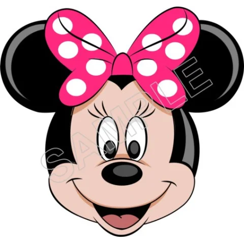 Minnie Mouse Pink Bow  DTF Iron on Transfer  - Ready to Press  #54