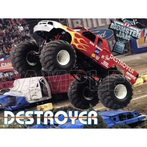Monster Truck Destroyer DTF Iron on Transfer - Ready to Press #7 Monster Truck Destroyer DTF Iron on Transfer - Ready to Press #7