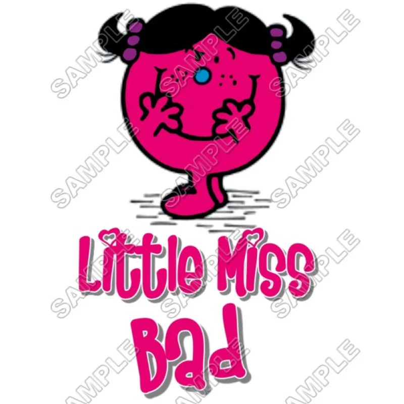 Mr Men and Little Miss Bad DTF Iron on Transfer - Ready to Press #37 Mr Men and Little Miss Bad DTF Iron on Transfer - Ready to Press #37
