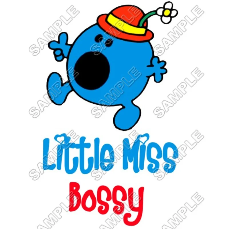 Mr Men and Little Miss Bossy DTF Iron on Transfer - Ready to Press #38 Mr Men and Little Miss Bossy DTF Iron on Transfer - Ready to Press #38
