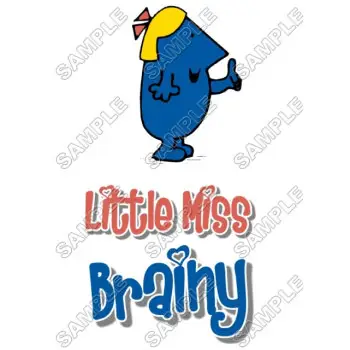 Mr Men and Little Miss Brainy DTF Iron on Transfer - Ready to Press #24