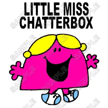 Mr Men and Little Miss Chatterbox DTF Iron on Transfer - Ready to Press #33