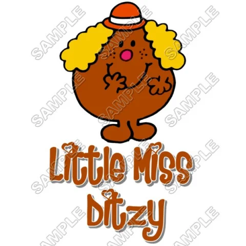 Mr Men and Little Miss Ditzy DTF Iron on Transfer - Ready to Press #28 Mr Men and Little Miss Ditzy DTF Iron on Transfer - Ready to Press #28