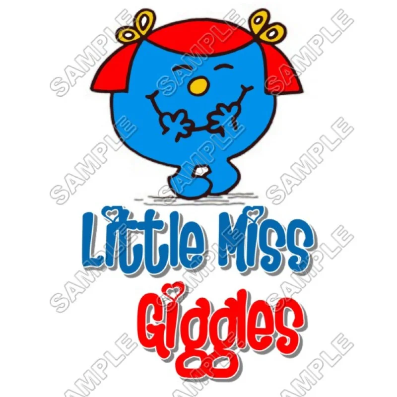 Mr Men and Little Miss Giggles DTF Iron on Transfer - Ready to Press #42 Mr Men and Little Miss Giggles DTF Iron on Transfer - Ready to Press #42
