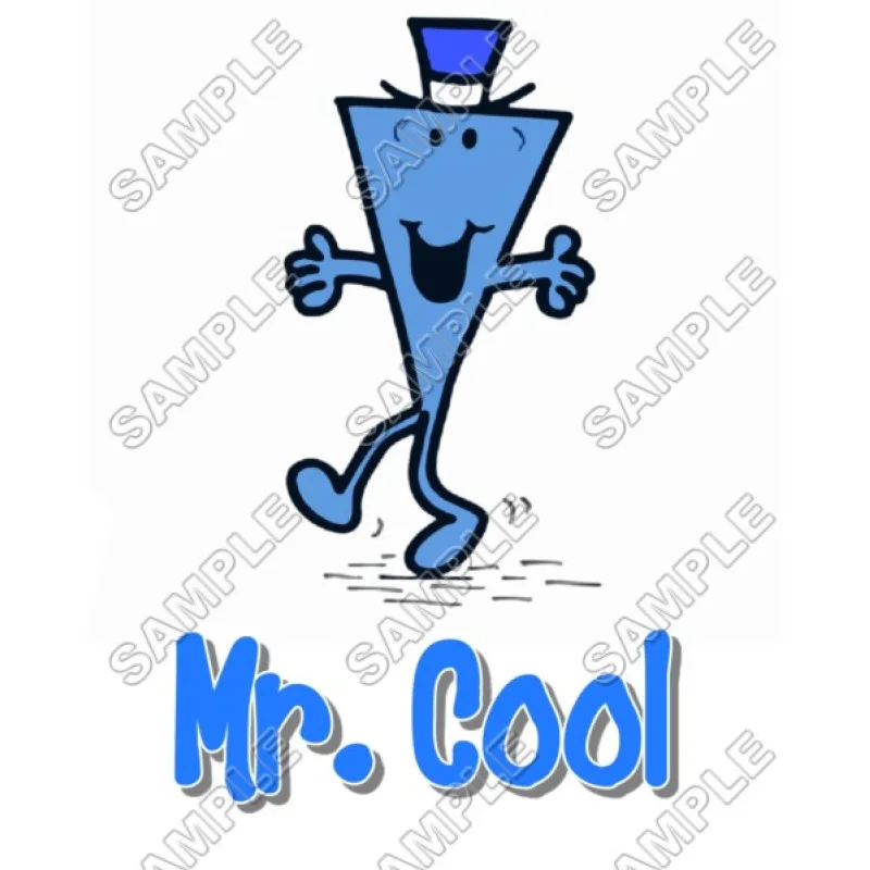Mr Men and Little Miss Mr. Cool DTF Iron on Transfer - Ready to Press #15 Mr Men and Little Miss Mr. Cool DTF Iron on Transfer - Ready to Press #15