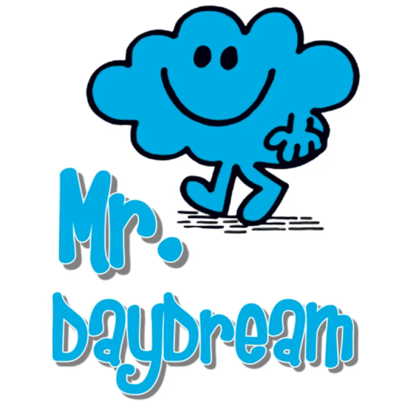 Mr Men and Little Miss Mr. Daydream DTF Iron on Transfer - Ready to Press #12 Mr Men and Little Miss Mr. Daydream DTF Iron on Transfer - Ready to Press #12