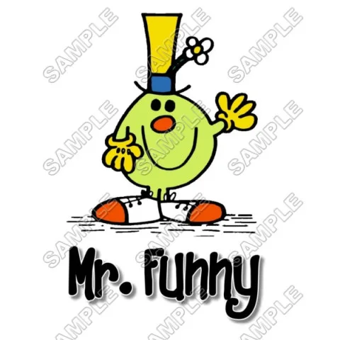 Mr Men and Little Miss Mr. Funny DTF Iron on Transfer - Ready to Press #10 Mr Men and Little Miss Mr. Funny DTF Iron on Transfer - Ready to Press #10