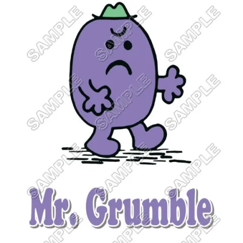 Mr Men and Little Miss Mr. Grumble DTF Iron on Transfer - Ready to Press #5 Mr Men and Little Miss Mr. Grumble DTF Iron on Transfer - Ready to Press #5
