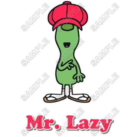 Mr Men and Little Miss Mr. Lazy DTF Iron on Transfer - Ready to Press #2 Mr Men and Little Miss Mr. Lazy DTF Iron on Transfer - Ready to Press #2