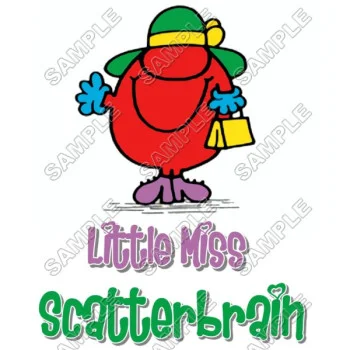 Mr Men and Little Miss Scatterbrain DTF Iron on Transfer - Ready to Press #56
