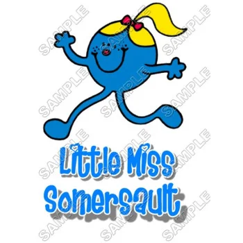 Mr Men and Little Miss Somersault DTF Iron on Transfer - Ready to Press #55
