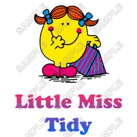 Mr Men and Little Miss Tidy DTF Iron on Transfer - Ready to Press #44 Mr Men and Little Miss Tidy DTF Iron on Transfer - Ready to Press #44