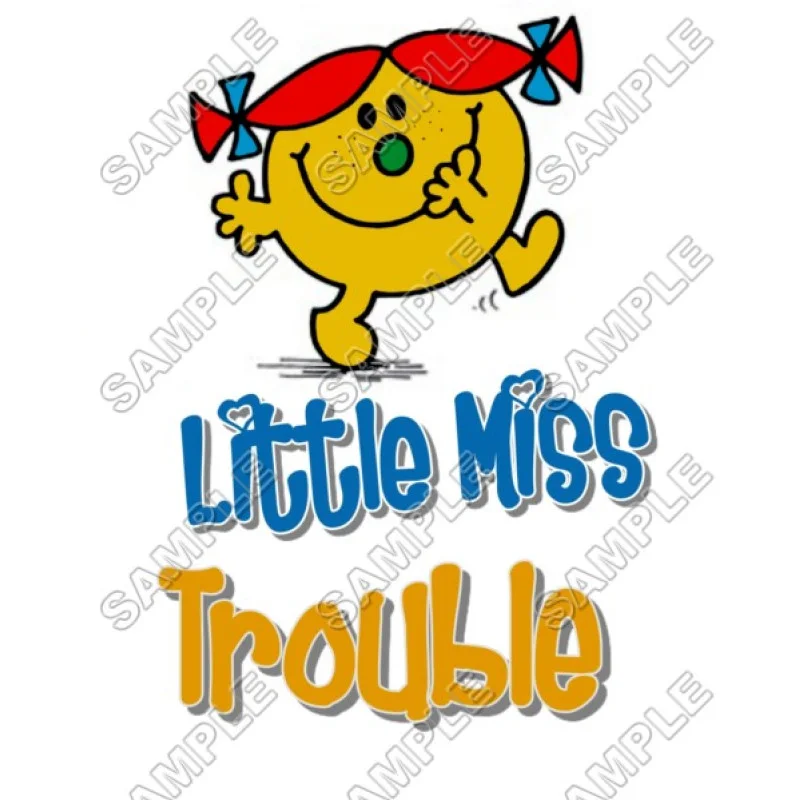 Mr Men and Little Miss Trouble DTF Iron on Transfer - Ready to Press #45 Mr Men and Little Miss Trouble DTF Iron on Transfer - Ready to Press #45