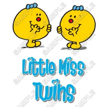 Mr Men and Little Miss Twins DTF Iron on Transfer - Ready to Press #46